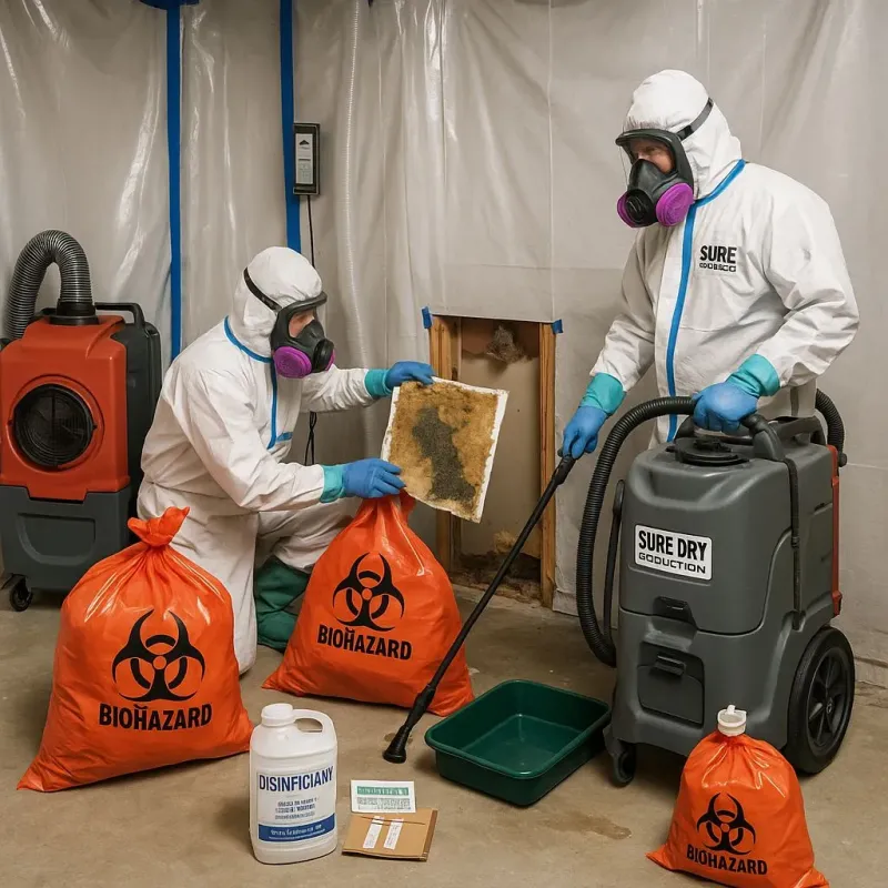 Contaminated Water Handling Protocols process in Center, NE